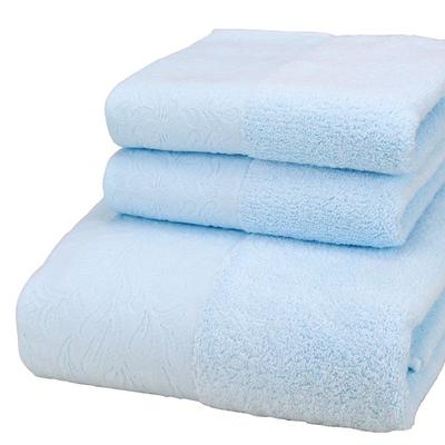 Luxury Bath Towels Set - 3 Piece 100% Cotton Bathroom Towels, Quick Dry, Extra Aborbent, Super Soft Towels Set 1 Hand Towel, 1 Wash Cloths, 1 Bath Towel