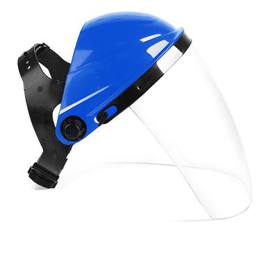 Plastic Full Face Cover, Protective Headgear Face Shield, Flame Cutting Grinding Fog Dust Proof Anti Droplet Full Face Mouth Cover Visor Shield