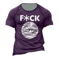 Pie Chart Mens 3D Shirt For F Ck Green Summer Cotton Men'S Tee Graphic Funny Shirts Letter Crew Neck Army 3D Print Outdoor Street Short Sleeve Clothing Apparel Vintage