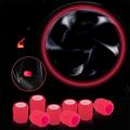 8 PCS Luminous Wheels Cap Tire Valve Stem Glow Luminous at Night Air Caps Cover Fluorescent Illuminated Auto Car Wheel Valve Stem Caps Cover for SUV Motorcycles Truck Vehicle