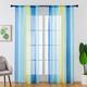 LGBT Rainbow Semi Sheer Curtain Teenage Girls Bedroom Curtains Set Window Panel Voiles Drape for Girls Room/Kids Room/Nursery/Living Room 1 Panel