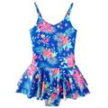 Girls Swimsuits 2-12Year Baby Printed Swim Dress Swimwear Summer Beach Bathing Bikini Clothes Kids Hawaiian Style Swimming Wear