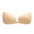 Women's Plus Size Bras Bralettes Adhesive Bra Strapless 3/4 Cup Solid Color Micro-elastic Breathable Push Up Invisible Wedding Party Party Evening Silica Gel 805-1 skin tone / 1 PC