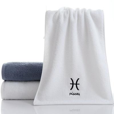 Constellation Towel 100% Cotton Towel Creative Couple Gift Thickened Sports Face Towel Pure Cotton Towel