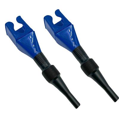 2Pack-Car Refueling Funnel Telescopic Hose Plastic Funnel Filter Transfer Tool Motorcycle Gasoline Engine Oil Filling Catheter Tools