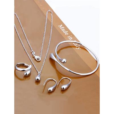 Women's necklace Chic Modern Street Geometry Jewelry Sets / Silver / Fall / Winter / Spring / Summer