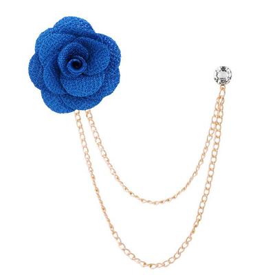 Men's Crystal Brooches Link / Chain Creative Flower Vertical / Gold bar Fashion Basic Classic Trendy Rock Brooch Jewelry Camel Assorted Color Black For Wedding Party Engagement Promise Festival