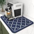 Coffee Mat Super Absorbent Dish Drying Mat Coffee Bar Accessories Match with Coffee Maker Coffee Machine Coffee Pot Large Drying Mats for Kitchen Counter