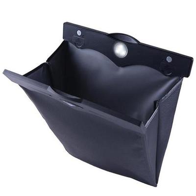 Collapsible Car Trash Can with LED Light - Leakproof, Hanging Storage Organizer for Vehicle, Multifunctional Trash Bin