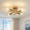 LED Ceiling Light 4-Light 38 cm Nordic Style Chandelier Sputnik Design Metal Artistic Style Industrial Painted Finishes Kitchen Bedroom Kids Room Lights Warm White 110-240V