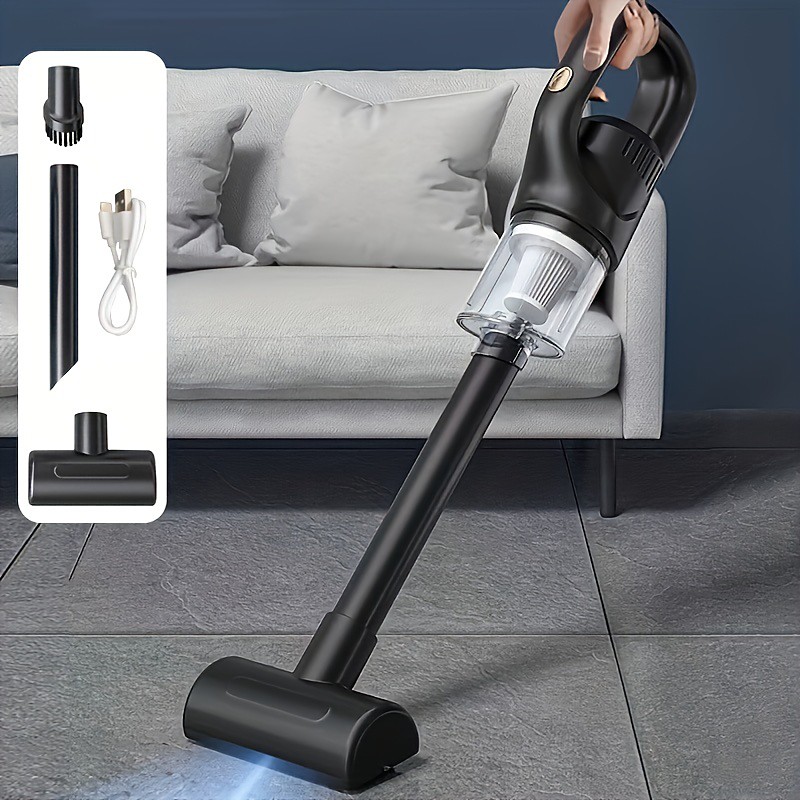 Cordless Rechargeable Vacuum Cleaner Lightweight Portable High Power - Perfect for Home Car Wet Dry Pet Hair