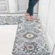 Boho Kitchen Rugs Anti Slip Door Mats for Kitchen Floor Kitchen Rugs and Mats Non Skid Waterproof Kitchen Runner Comfort Standing Mat