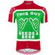 21Grams Men's Short Sleeve Cycling Jersey Bike Jersey Top with 3 Rear Pockets Mountain Bike MTB Road Bike Cycling Retro Novelty Jersey Breathable Anatomic Design Quick Dry Red Green Red Blue Red