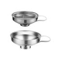 Thickened Stainless Steel Wide Mouth Funnel, Household Large Diameter Jam Funnel