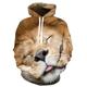 Men's Hoodie Pullover Hoodie Sweatshirt Lightweight Hoodie 1# 2# 3 4 5 Hooded Graphic Lion Ugly Animals Daily Weekend 3D Print Cute Casual Clothing Apparel Hoodies Sweatshirts Long Sleeve