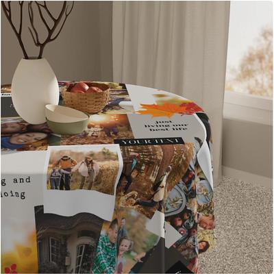 Custom Tablecloth Personalized Rectangular Table Cover For Indoor outdoor Decor tablecloth, Full Size Anti Fouling Dustproof And Oil Proof Tablecloth