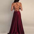 A-Line Wedding Guest Dresses Sexy Dress Prom Black Tie Floor Length Sleeveless Spaghetti Strap Bridesmaid Dress Satin with Slit 2024