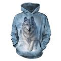 Men's Pullover Hoodie Sweatshirt Black Navy Blue Blue Light Blue Hooded Animal Wolf Graphic Prints Print Daily Sports 3D Print Streetwear Designer Basic Spring Fall Clothing Apparel Hoodies