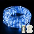LED Rope Lights LED String Lights Outdoor Waterproof IP65 Christmas Fairy Lights 30m-300Leds 22m-200Leds 12m-100Leds 7m-50Leds 8 Modes Battery Powered Dimmable/Timer with Remote for Party