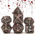 Cthulhu Metal Hollow out Dragon Dice DND Dragon and Dungeon Running Group Board Game Multi sided Numbers