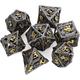 Cthulhu Metal Hollow out Dragon Dice DND Dragon and Dungeon Running Group Board Game Multi sided Numbers