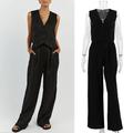 Set with Linen Vest Wide Leg Pants Trousers Women's Retro Vintage 1980s Outfits Casual Daily Spring Summer Beach Cozy