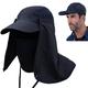 Men's Unisex Bucket Hat Sun Hat Fishing Hat Dark Grey Navy Outdoor Fishing Solid Colored Waterproof UV Protection Breathable Quick Dry