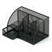 Mesh Desk Organizer Office with 7 Compartments Drawer/Desk Tidy Candy/Pen Holder/Multifunctional Organizer 22*14*13cm