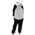 Adults' Kigurumi Pajamas Nightwear Bear Animal Onesie Pajamas Funny Costume Flannel Cosplay For Men and Women Christmas Animal Sleepwear Cartoon