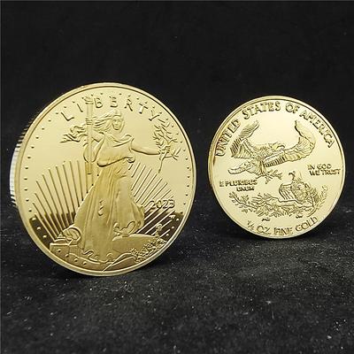 Foreign Trade Coin Liberty Commemorative Coin Commemorative Medal Coin Cross border Eagle Ocean Commemorative Coin