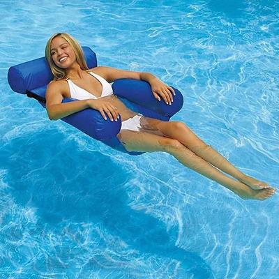 Pool Floats,1 pcs Inflatable Mattresses Water Swimming Pool Accessories Hammock Lounge Chairs Pool Float Water Sports Toys Float Mat Pool Toys,Inflatable for PoolCandy