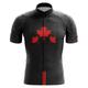 21Grams Men's Cycling Jersey Short Sleeve Bike Jersey Top with 3 Rear Pockets Mountain Bike MTB Road Bike Cycling UV Resistant Breathable Quick Dry Back Pocket Black White Red Germany National Flag