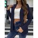 Women's Knitted Cardigan Coat Classic V Neck Long Sleeve Open Front Sweater Fall Solid Color Cardigans Wine S M L