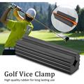 Golf Vice Clamp Club Grip Replacement Tool - Shaft Clamp with Rubber Clamp, Essential Accessory for Effortlessly Changing Grips on Iron and Wood Clubs