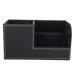 1Pc Creative Pen Holder Business PU Leather Pen Container Desktop Organizer