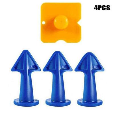 4-piece set of beautiful seam sharp mouth plastic mouth plastic scraper plastic sharp mouth and shovel rubber scraper