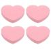 Pink Love Sticky Notes Message 4 Books Compact Memo Pads Schools Supplies Heart Paper Student Office