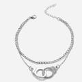 Ankle Bracelet Boho Women's Body Jewelry For Gift Daily Geometrical Alloy Silver Gold 1 PCS