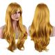 Wigs 28 Inch 70cm Long Curly Wavy Hair Wig Heat Resistant Cosplay Wig with Wig Cap