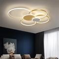 2/4 Heads LED Ceiling Light Circle Shape Cluster Design Ceiling Lamp Nordic Modern Simple Style Living Room Home Luxury Bedroom Office Restaurant Lights ONLY DIMMABLE WITH REMOTE CONTROL