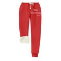 Women's Sweatpants Normal Polyester Letter Transparent Blue claret Sweatpants High Rise Full Length Daily Wear Fall Winter