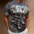 Graphic Motorcycle Vintage Fashion Designer Men's 3D Print T shirt Tee Motorcycle T Shirt Outdoor Daily Sports T shirt 1 2 3 Short Sleeve Crew Neck Shirt Spring Summer Clothing Apparel S M L XL 2XL