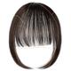 Bangs Hair Clip in Extensions Natural Fringe Bangs Clip-on Front Neat Flat Bang One Piece Long Straight Hairpiece for Women