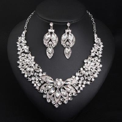 1 set Drop Earrings Bib necklace For Women's AAA Cubic Zirconia Multicolor Party Wedding Rhinestone Alloy Vintage Style Flower Rainbow dress to impress 2025