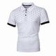 Men's Polo Golf Shirt Outdoor Casual Polo Collar Classic Short Sleeve Basic Classic Gradient Dot Button Front Summer Regular Fit Black / Red White Red Navy Blue Orange Polo