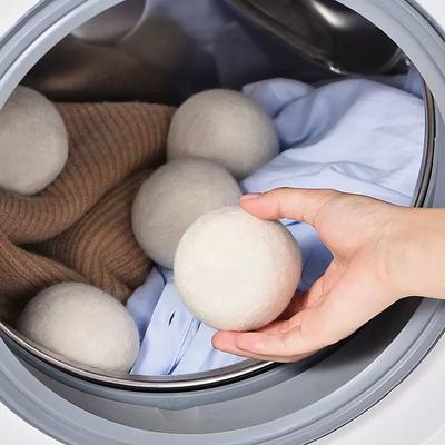 Reusable Wool Dryer Balls Softener Laundry Home Washing Fleece Dryer Balls Kit Useful Washing Machine Accessories