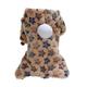 winter pet dog puppy warm dot star print costume soft coat hoodie jacket apparel for dogs puppies easy to wear 1# xs
