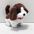 Interactive Plush Puppy Toy–Electric Simulation Animal Plush Pet Dog Little White Rabbit Bouncing And Making Sounds Cute Pet Teddy Dog Husky Wagging Its Tail