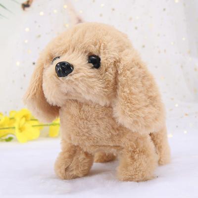 Interactive Plush Puppy Toy–Electric Simulation Animal Plush Pet Dog Little White Rabbit Bouncing And Making Sounds Cute Pet Teddy Dog Husky Wagging Its Tail