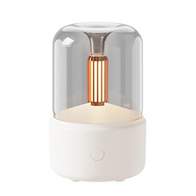 Candlelight Aroma Diffuser Portable 120ml Electric USB Air Humidifier Cold Fog Machine Atomizer with LED Night Light